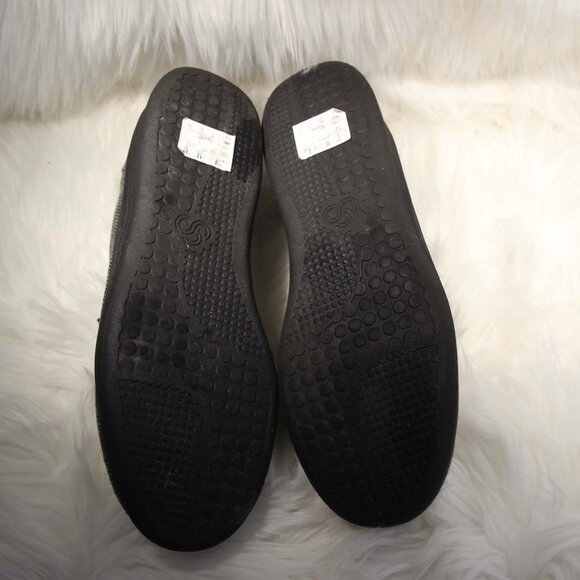 CLOUDSTEPPERS by Clarks Slip-On Loafers Sillian 2.0  Black White Tweed Size 11 M - Picture 8 of 13